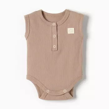 Боди Крошка Я BASIC LINE, рост 86-92 см, коричневое