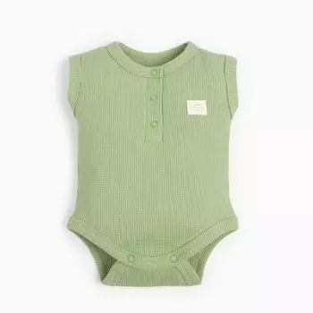 Боди Крошка Я BASIC LINE, рост 86-92 см, зелёное