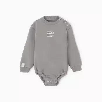 Боди Крошка Я Little cute, рост 74-80 см, хаки