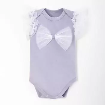 Боди с бантиком Крошка Я, BASIC LINE, рост 62-68 см