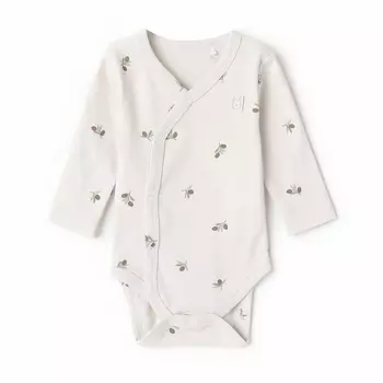 Боди с длинным рукавом «Крошка Я» Olives, р. 68-74, молочное
