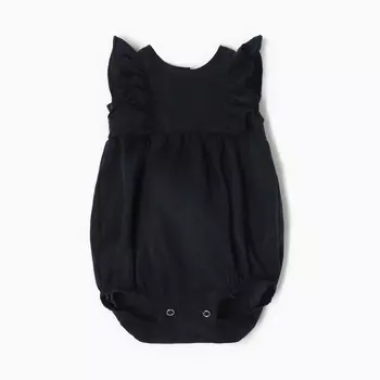 Боди с рюшей «Крошка Я» Linen, рост 62-68, синее
