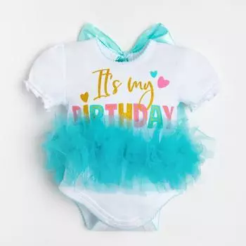 Боди с юбкой «Крошка Я» Birthday, рост 68-74 см