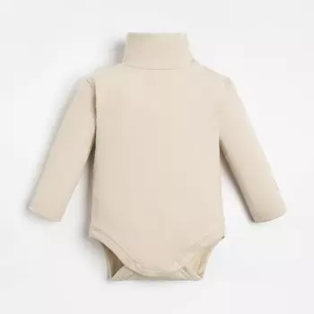 Боди-водолазка Крошка Я BASIC LINE, рост 62-68 см, молочное
