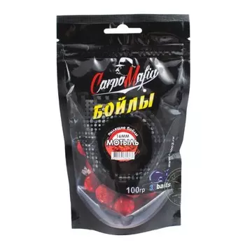Бойлы CarpoMafia «Мотыль», пылящие, пакет, d=20 мм, 100 г