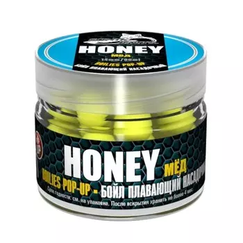 Бойлы насадочные плавающие Sonik Baits HONEY Fluo Pop-ups 14 мм, 90 мл