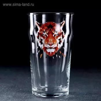 Бокал для пива Animals, 570 мл, рисунок МИКС