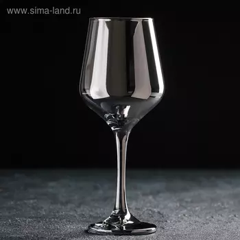 Бокал для вина «Кьянти», 400 мл, 8.522 см, стекло, серый