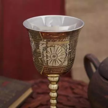 Бокал для вина, 8717 см, латунь