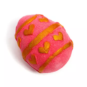 Бомбочка для ванны фигурная красная, 100 г