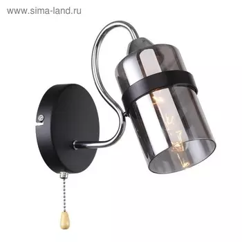 Бра Affable, 1x40Вт E14, цвет хром