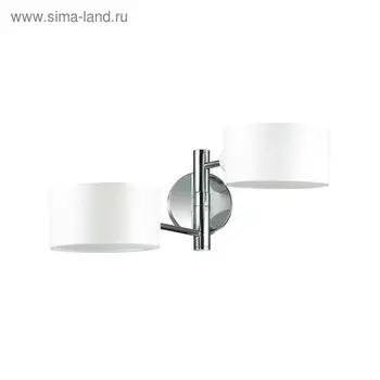 Бра Ashley 2x60Вт E27 хром