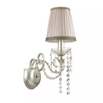 Бра Aurelia 1x40W E14, золотой, серебряная патина 28x39 см