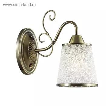 Бра Bruni 1x40Вт E14 бронза