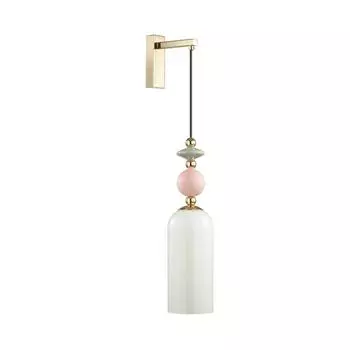 Бра Candy, 1x40Вт E14, цвет золото, IP20
