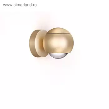 Бра Elon, 2x5Вт LED, 4000К, 250лм, цвет золото