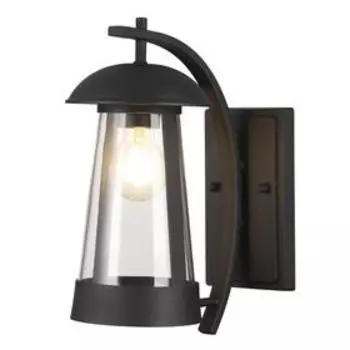 Бра KALPI, 1x60Вт E27, цвет чёрный, IP44