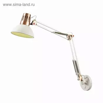 Бра KAPAL 1x60W E27 белый, медный 16,5x70см