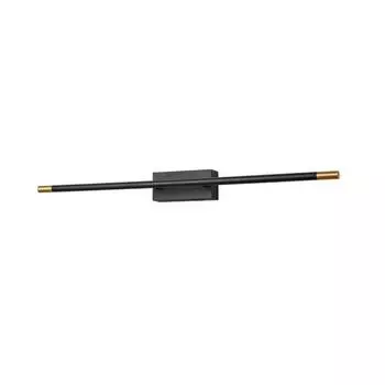 Бра Laser, 10Вт LED, 3000K, 600lm, цвет чёрный, золото