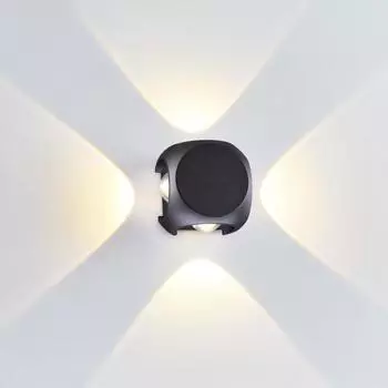 Бра Miko, 8Вт LED, 3200К, 716лм, цвет чёрный