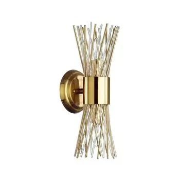 Бра ORTA, 2x40Вт E14, цвет золото, IP20