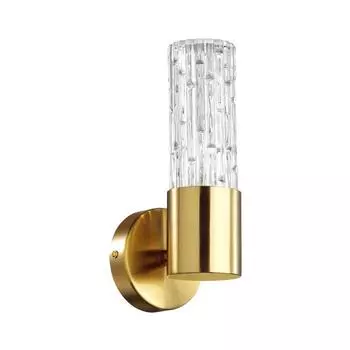 Бра SABANO, 1x40Вт E14, цвет золото, IP20