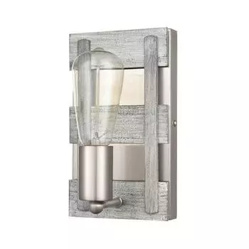 Бра Shield, 1x60Вт E27, цвет серый