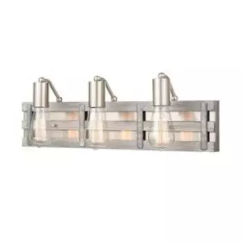 Бра Shield, 3x60Вт E27, цвет серый