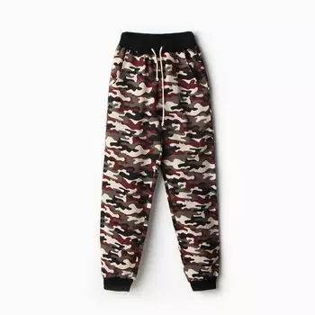 Брюки для мальчика, цвет черный, рост 98 см