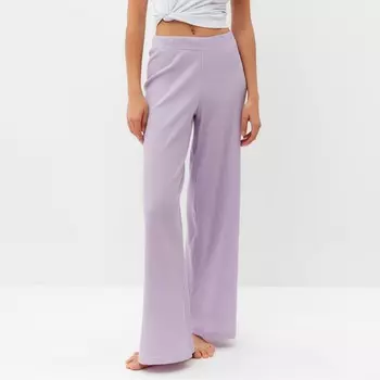 Брюки домашние женские KAFTAN Basic line, размер 46, сиреневые