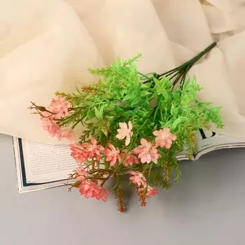 Букет "Герань луговая" 31 см, микс