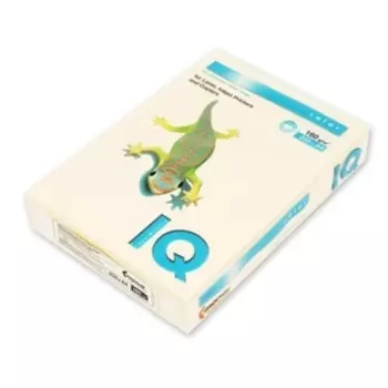 Бумага цветная А4 250 л, IQ COLOR, 160 г/м2, кремовый, CR20