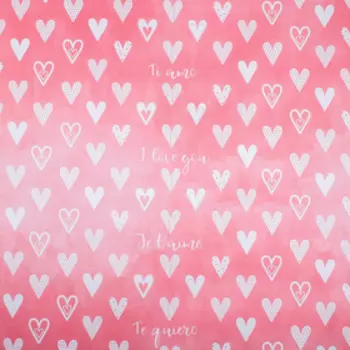 Бумага крафтовая «With love», 70 × 100 см