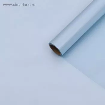 Бумага тишью водоотталкивающая с ламинацией, цвет светло-голубой, 58 см х 5 м 75 микрон