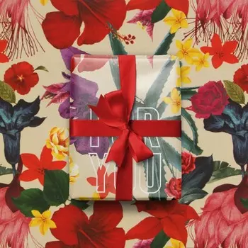 Бумага упаковочная глянцевая «For you», 70 × 100 см