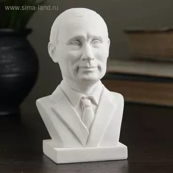 Фигурка «Бюст Путина», белый, 11.5 см