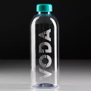 Бутылка для воды пластиковая «Вода», 1 л