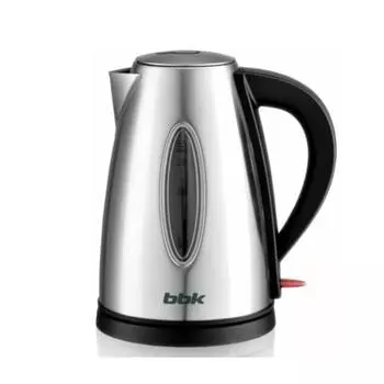 Чайник электрический BBK EK 1762 S, металл, 1.7 л, 2200 Вт, чёрный