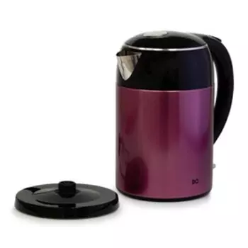 Чайник электрический BQ KT1823S, 1.7 л, 1800 Вт, чёрно-розовый