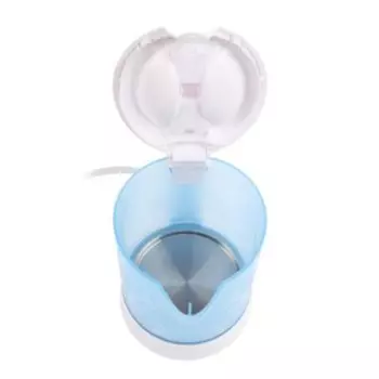 Чайник электрический Centek CT-0054 Blue, пластик, 0.6 л, 650 Вт, бело-синий