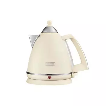 Чайник электрический DeLonghi KBX 2016 BG, металл, 1.7 л, 2000 Вт, бежевый