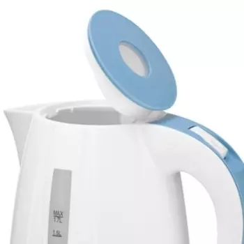 Чайник электрический Vitek VT-7031 W, пластик, 1.7 л, 2200 Вт, бело-голубой