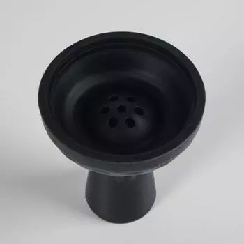 Чаша силиконовая, d=2 см, 8 х 10 см, черная
