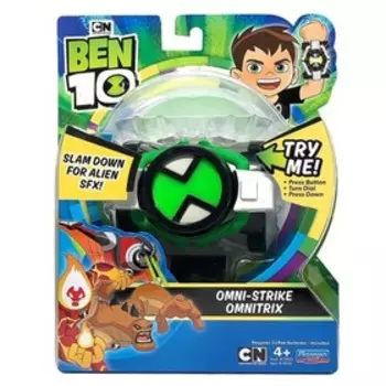 Часы «Ben 10. Омнистрайк» свет, звук, выскакивающее табло