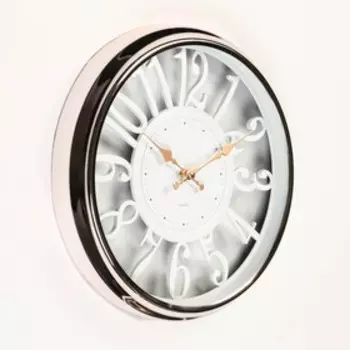 Часы настенные интерьерные, плавный ход, d-30.5 см