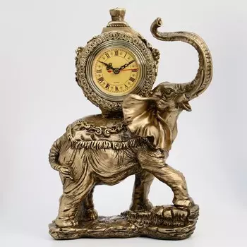 Часы настольные интерьерные каминные «Слон», 3522 х 10 см