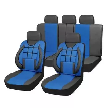 Чехлы сиденья полиэстер 11 предм. Skyway PROTECT 2 черный, синий