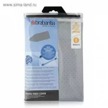 Чехол для гладильной доски Brabantia PerfectFit, 2 мм поролона, принт металлизированный, размер 135х49 см