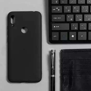Чехол Innovation, для Huawei Honor 8A/Y6 (2019), силиконовый, матовый, черный