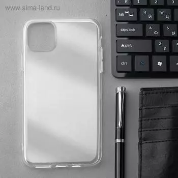 Чехол Innovation, для iPhone 11 Pro Max, силиконовый, прозрачный